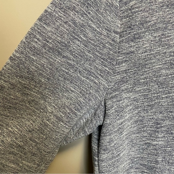 Banana Republic Heathered Navy Blue Crewneck Sweatshirt Men’s Large - Picture 4 of 9